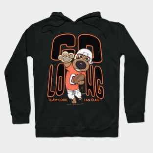 Funny Cute Doxie Dachshund Dog Football Hoodie